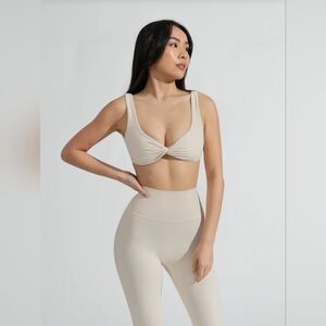 BuffBunny Twisted Sports Bra in Stardust
